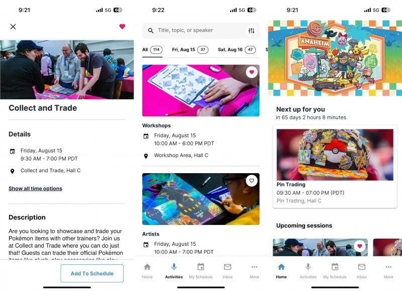 Una raccolta di schermate di Pokémon Events Una raccolta di schermate di Pokémon Events
