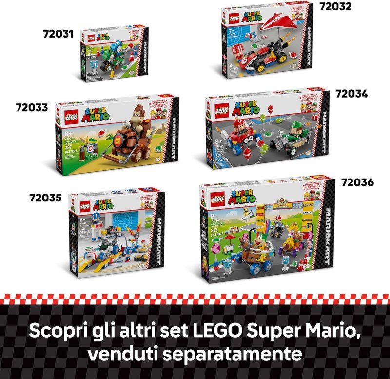 Gli altri set compatibili di LEGO Mario