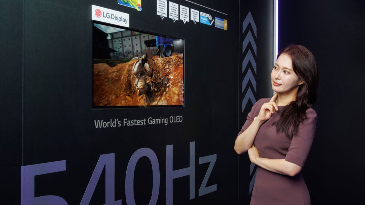 Il nuovo monitor LG con modalità 720 Hz