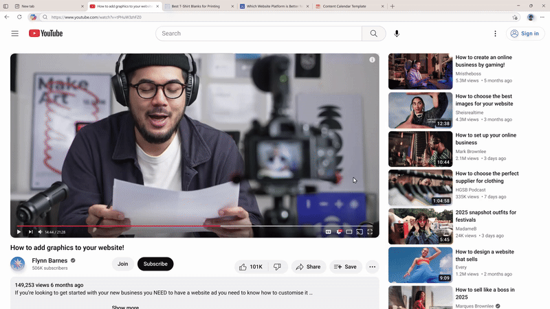 Riassunto del contenuto video