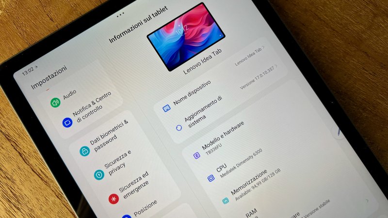 L'hardware di Lenovo Idea Tab è quello che ci si può aspettare da un tablet budget