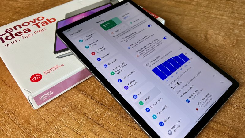 La batteria di Lenovo Idea Tab non è capiente come quelle dei migliori competitor
