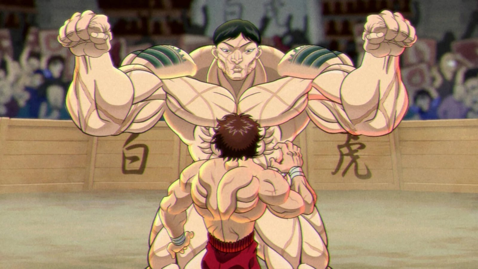 Un combattimento in Baki Hanma: Blood Arena