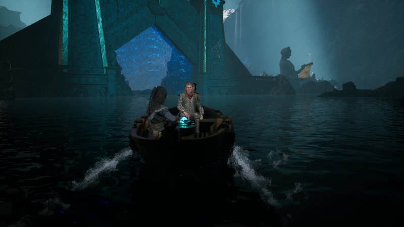 La sezione in barca di Echoes of the End riprende ovviamente God of War