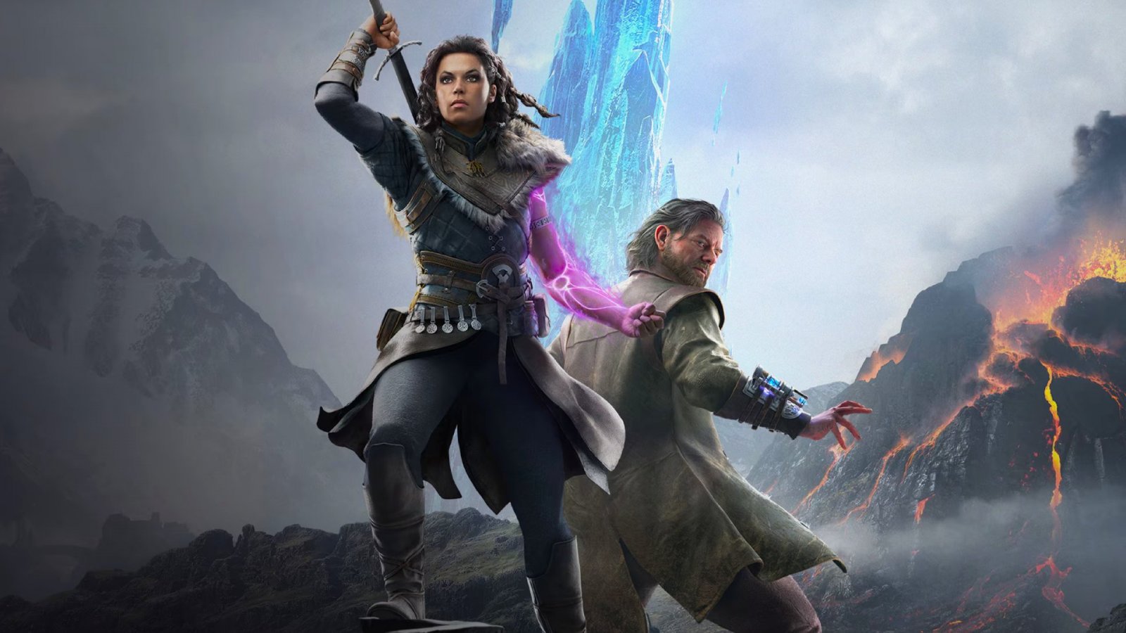Ryn e Abram in un artwork di Echoes of the End