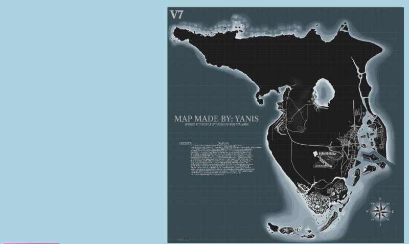 Al momento la mappa generata da Yanis è la più fedele alle informazioni conosciute
