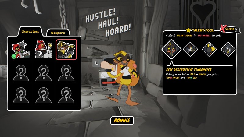 Ogni personaggio ha delle abilità diverse che lo rendono unico