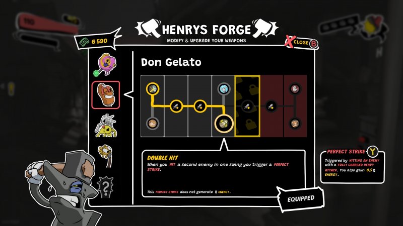 Le armi a disposizione dei personaggi sono decisamente sopra le righe