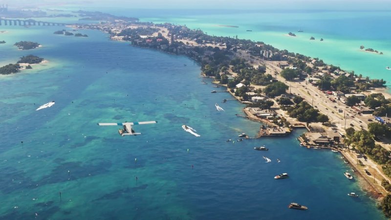 Le Keys viste dall'alto