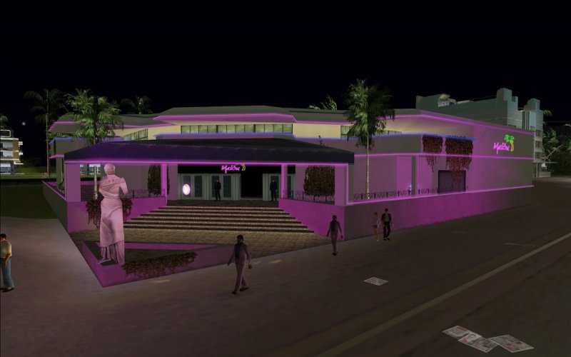 Il Malibu Club di Vice City, ispirato al Babylon di Scarface