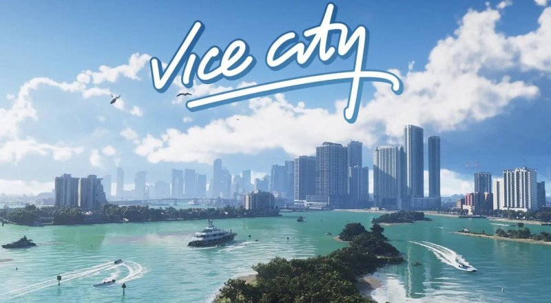 La cartolina ufficiale di Vice City