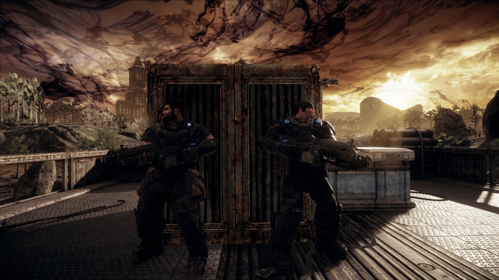 La copertina di Gears of War
