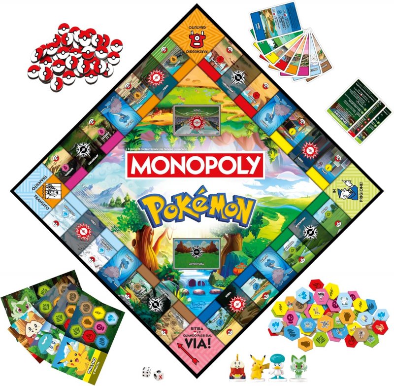 Tabellone del Monopoly Pokémon