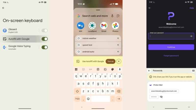Autofill with Google in Gboard - Android Authority