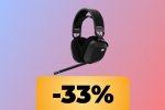 Le cuffie wireless CORSAIR HS80 sono disponibili su Amazon al prezzo minimo storico - Notizia