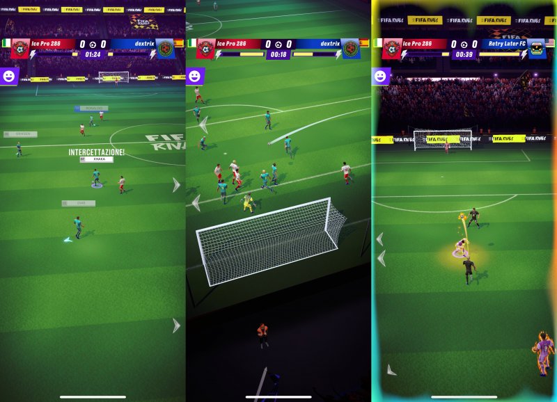 Un calcio d'angolo e una finalizzazione 'infuocata' in FIFA Rivals