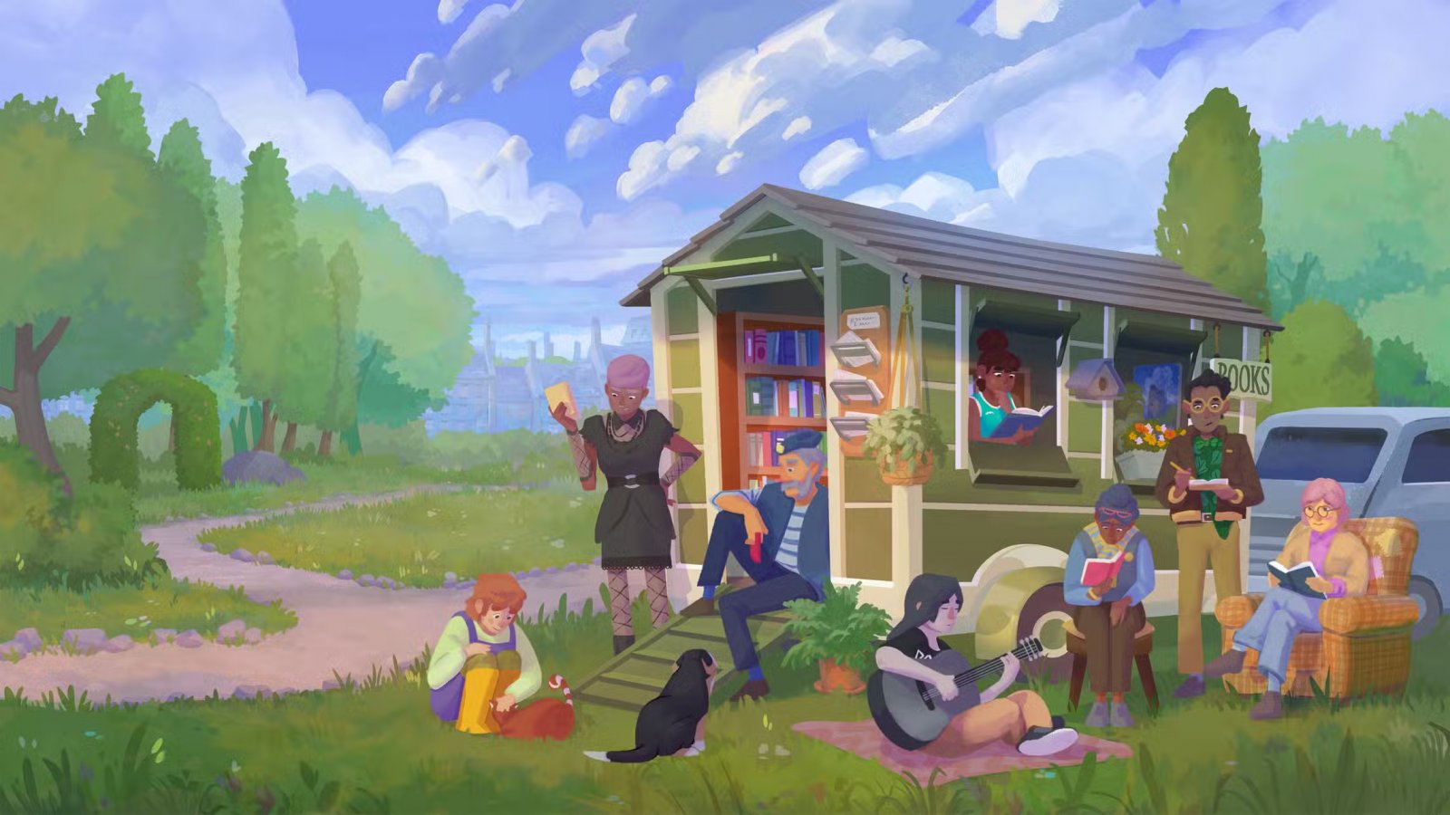 Un artwork di Tiny Bookshop