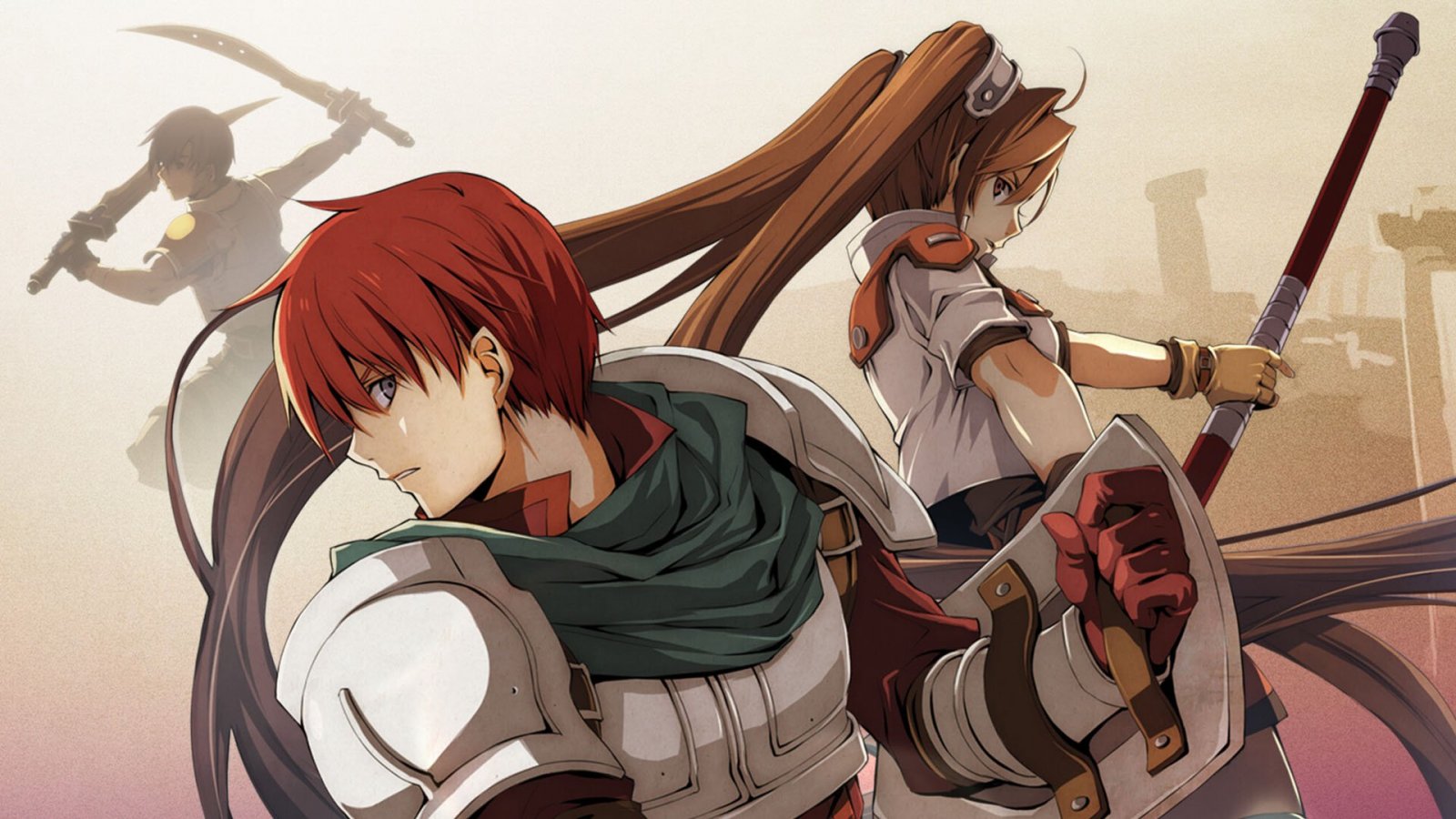 Adol Christin ed Estelle Bright in un artwork di Ys vs. Trails in the Sky: Alternative Saga