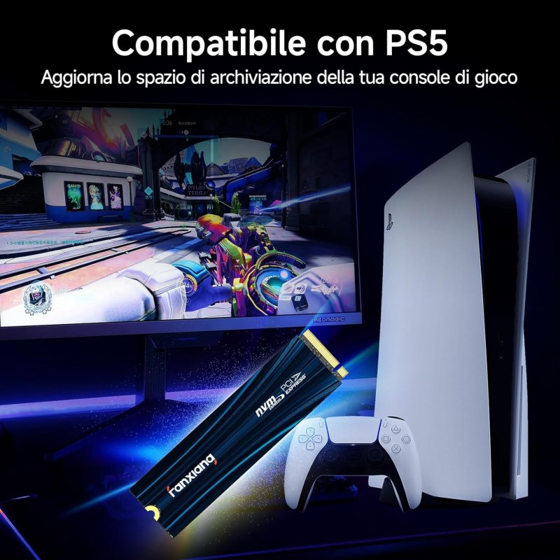 L'SSD Fanxiang S880E è compatibile anche con PS5
