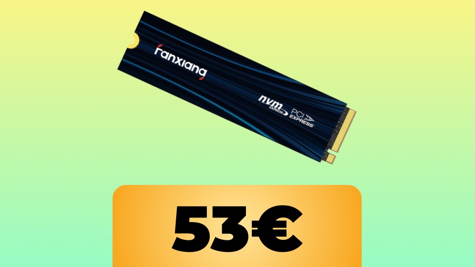 SSD Fanxiang S880E e il prezzo da 53€