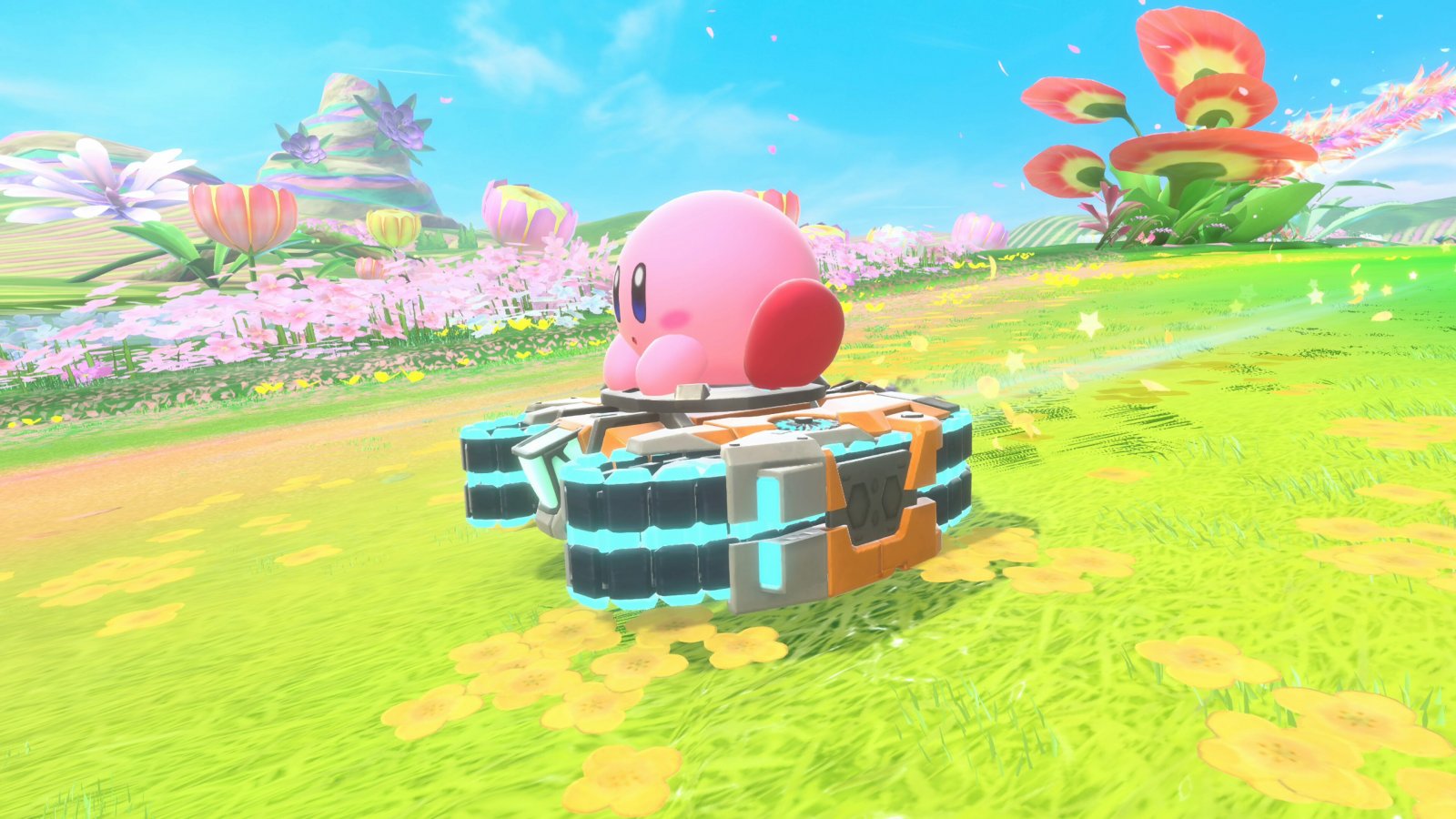 Kirby corre in Kirby Air Riders