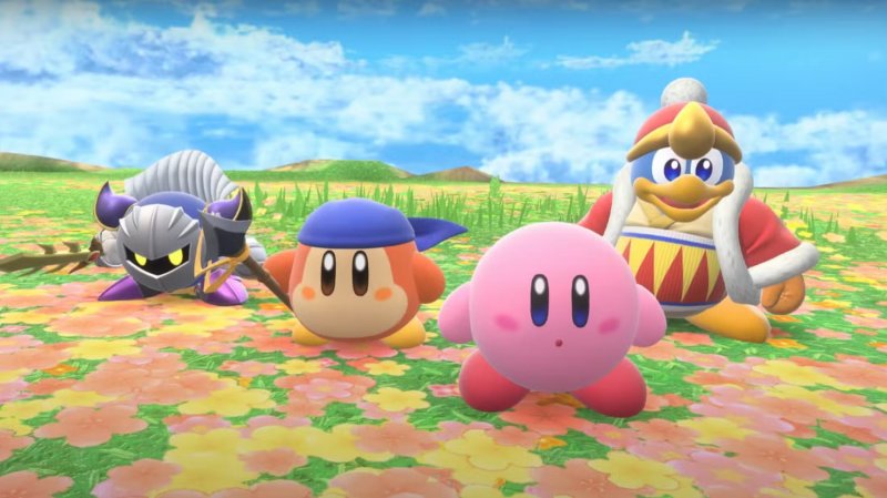 Oltre all'immancabile Kirby e personaggi iconici come King Dedede, potremo scegliere tra decine e decine di piloti unici