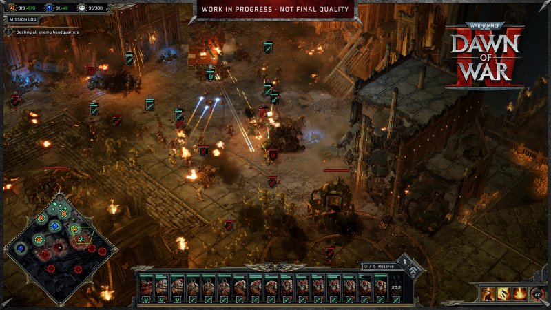 Una sequenza di combattimento in Warhammer 40.000: Dawn of War 4