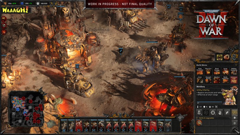 L'interfaccia di Warhammer 40.000: Dawn of War 4