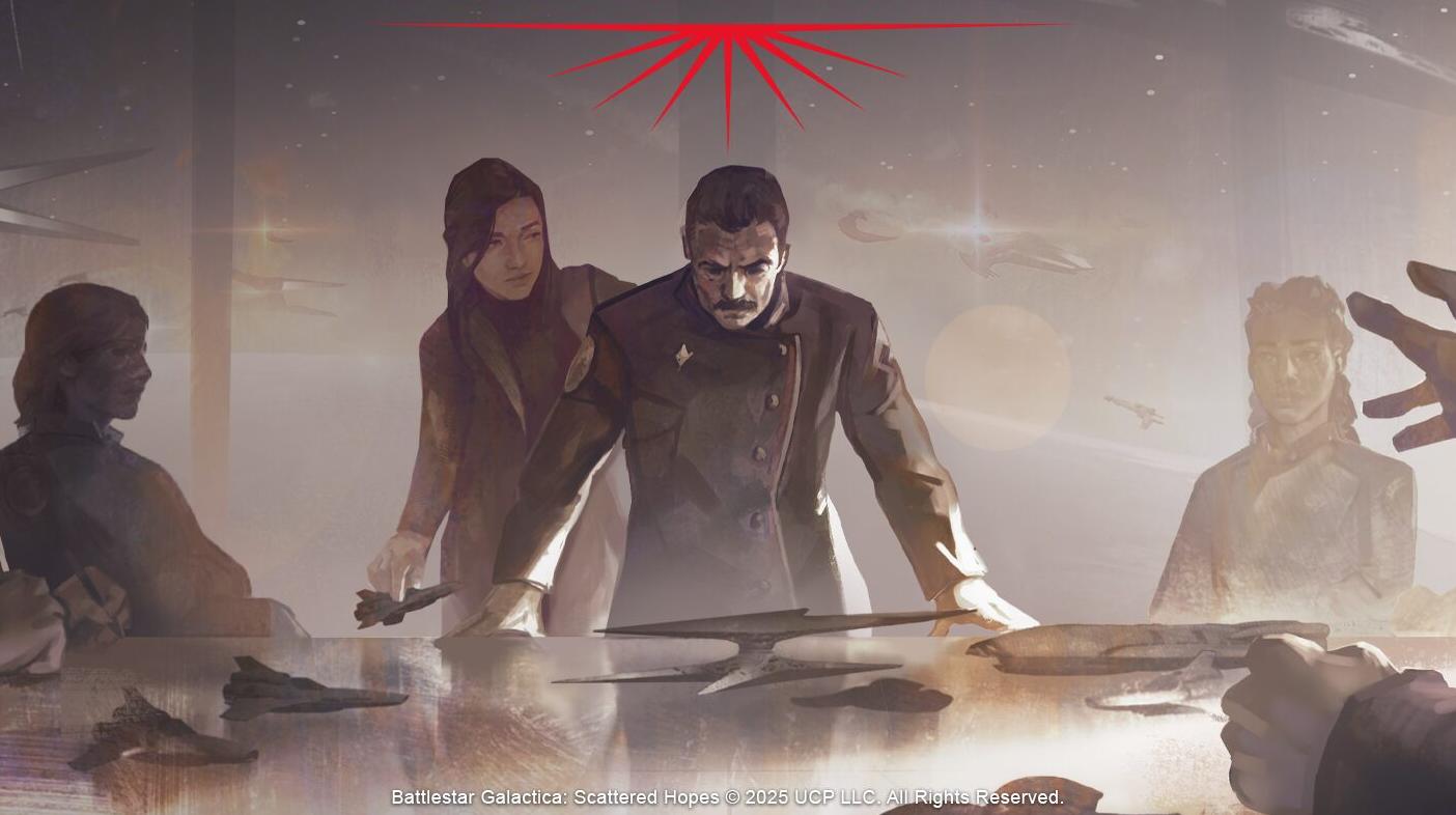 La copertina di Battlestar Galactica: Scattered Hopes