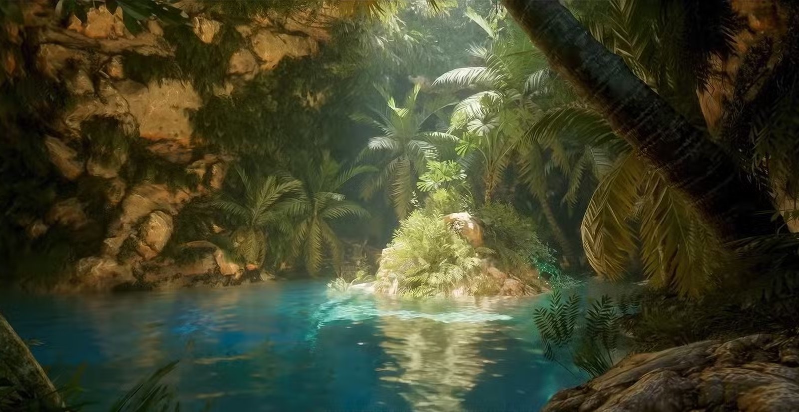 Un'immagine di Wake of the Water, da Enshrouded
