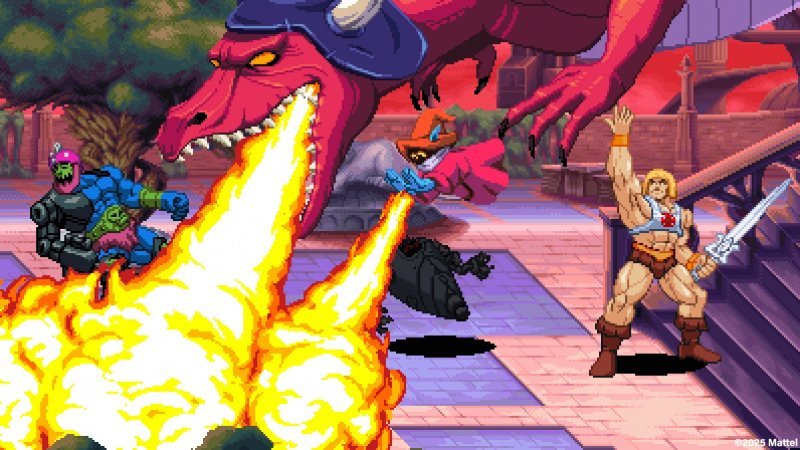 Un'evidente citazione di Golden Axe per He-Man and the Masters of the Universe: Dragon Pearl of Destruction