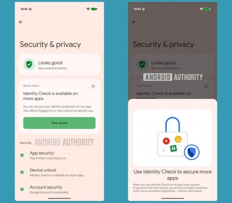 Le opzioni di sicurezza