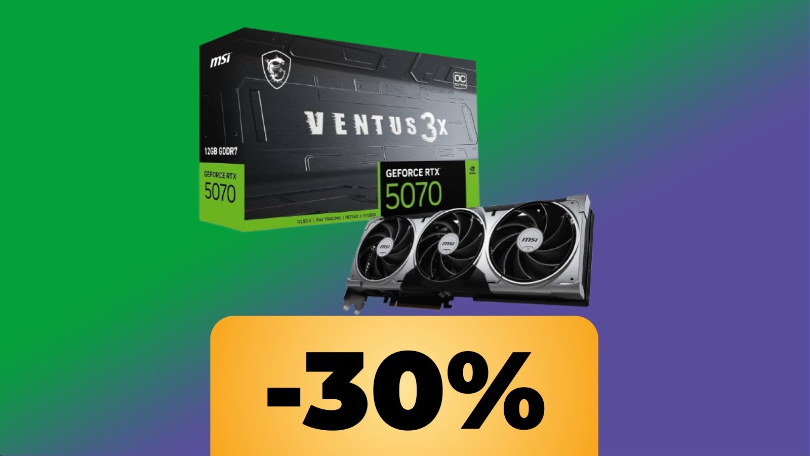 MSI GeForce RTX 5070 VENTUS 3X