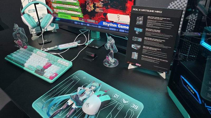 La collaborazione con Hatsune Miku si estende a periferiche e accessori La collaborazione con Hatsune Miku si estende a periferiche e accessori