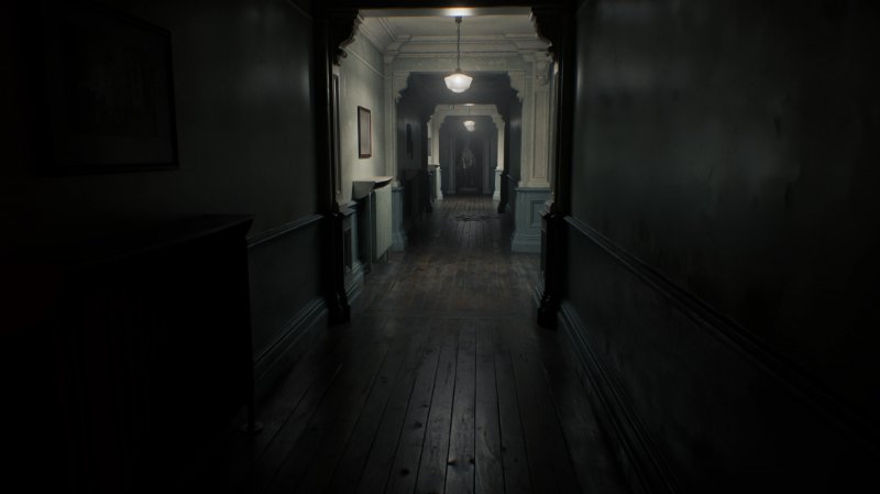 Corridoi come questo aumentano a dismisura il senso di oppressione di Resident Evil Requiem