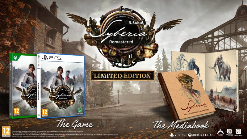 La Limited Edition di Syberia Remastered La Limited Edition di Syberia Remastered