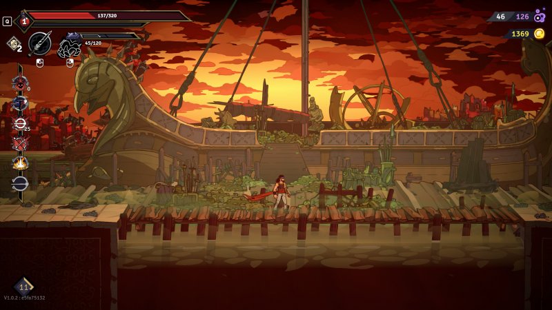 Una nave di uno degli ultimi biomi aggiunti a The Rogue Prince of Persia