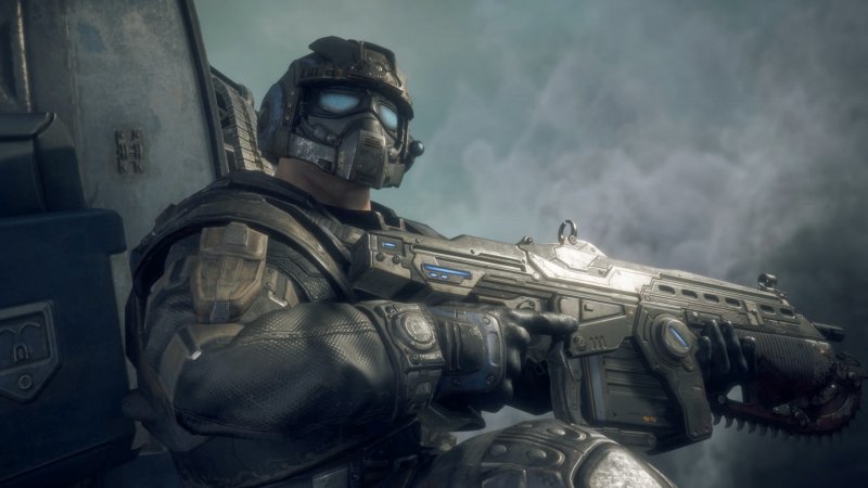 Eccoci pronti ad affrontare una partita in multiplayer contro alcuni utenti PC muniti di mouse e tastiera in Gears of War: Reloaded Eccoci pronti ad affrontare una partita in multiplayer contro alcuni utenti PC muniti di mouse e tastiera in Gears of War: Reloaded
