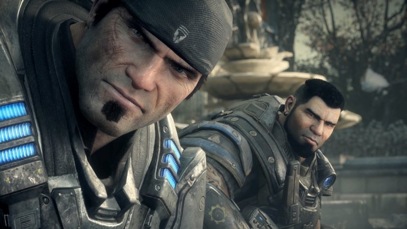 Marcus e Dom in Gears of War: Reloaded Marcus e Dom in Gears of War: Reloaded