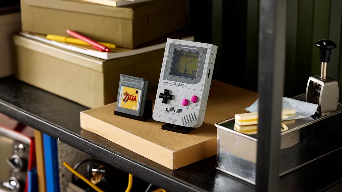 Il Game Boy in stile LEGO