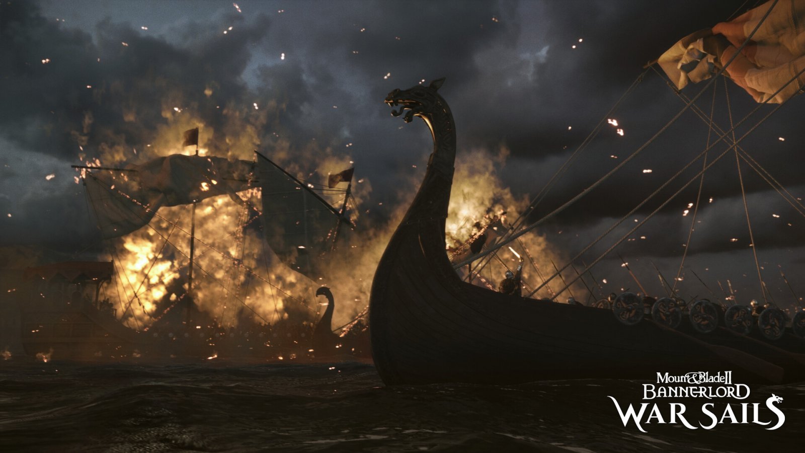 Una battaglia navale di Mount & Blade 2: Bannerlord - Warsail