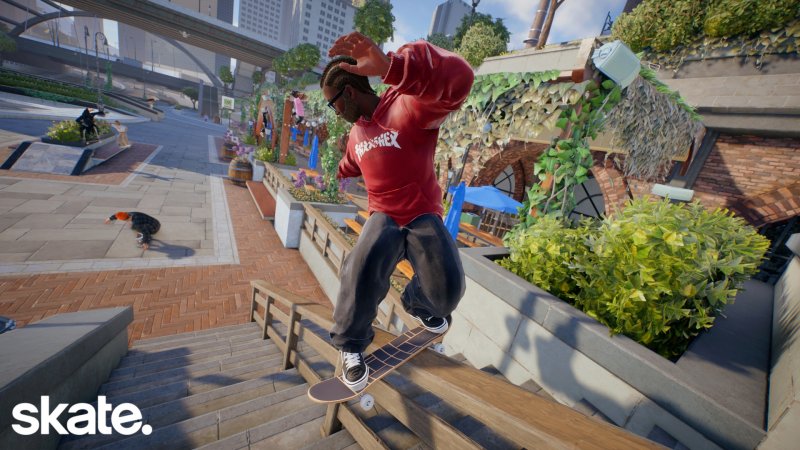Un BS Lipslide lungo un corrimano Un BS Lipslide lungo un corrimano