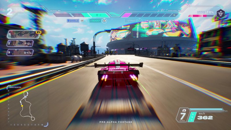 L'interfaccia molto affollata di Screamer dà un'idea di quante meccaniche e sistemi ci sono nel gioco L'interfaccia molto affollata di Screamer dà un'idea di quante meccaniche e sistemi ci sono nel gioco