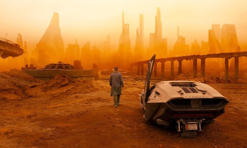 Una scena di Blade Runner 2049 Una scena di Blade Runner 2049