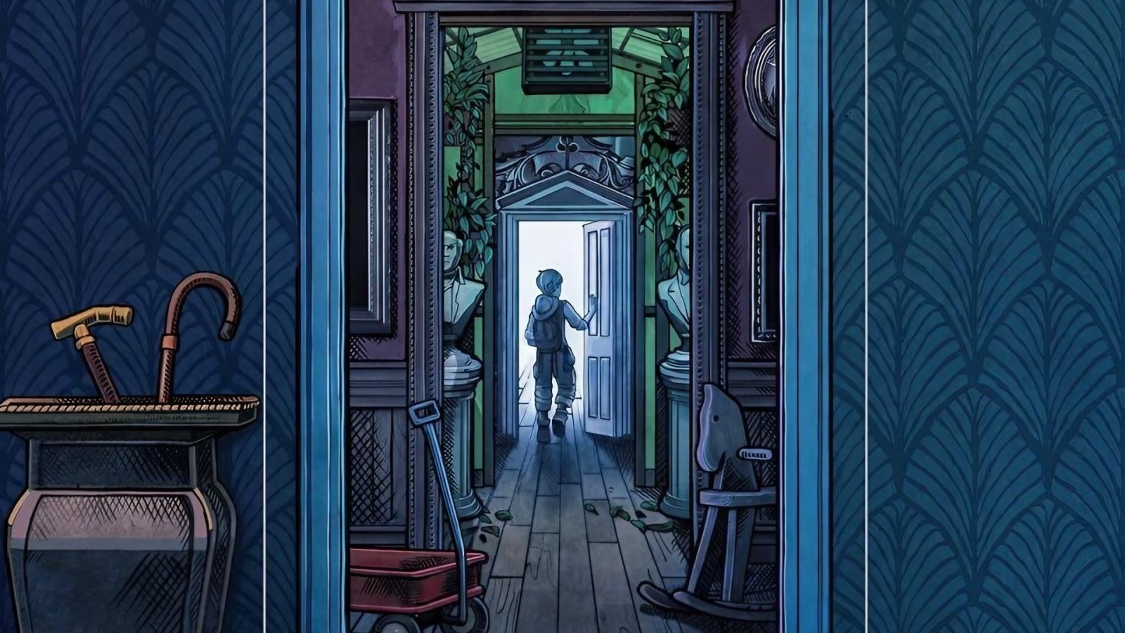 L'artwork di Blue Prince