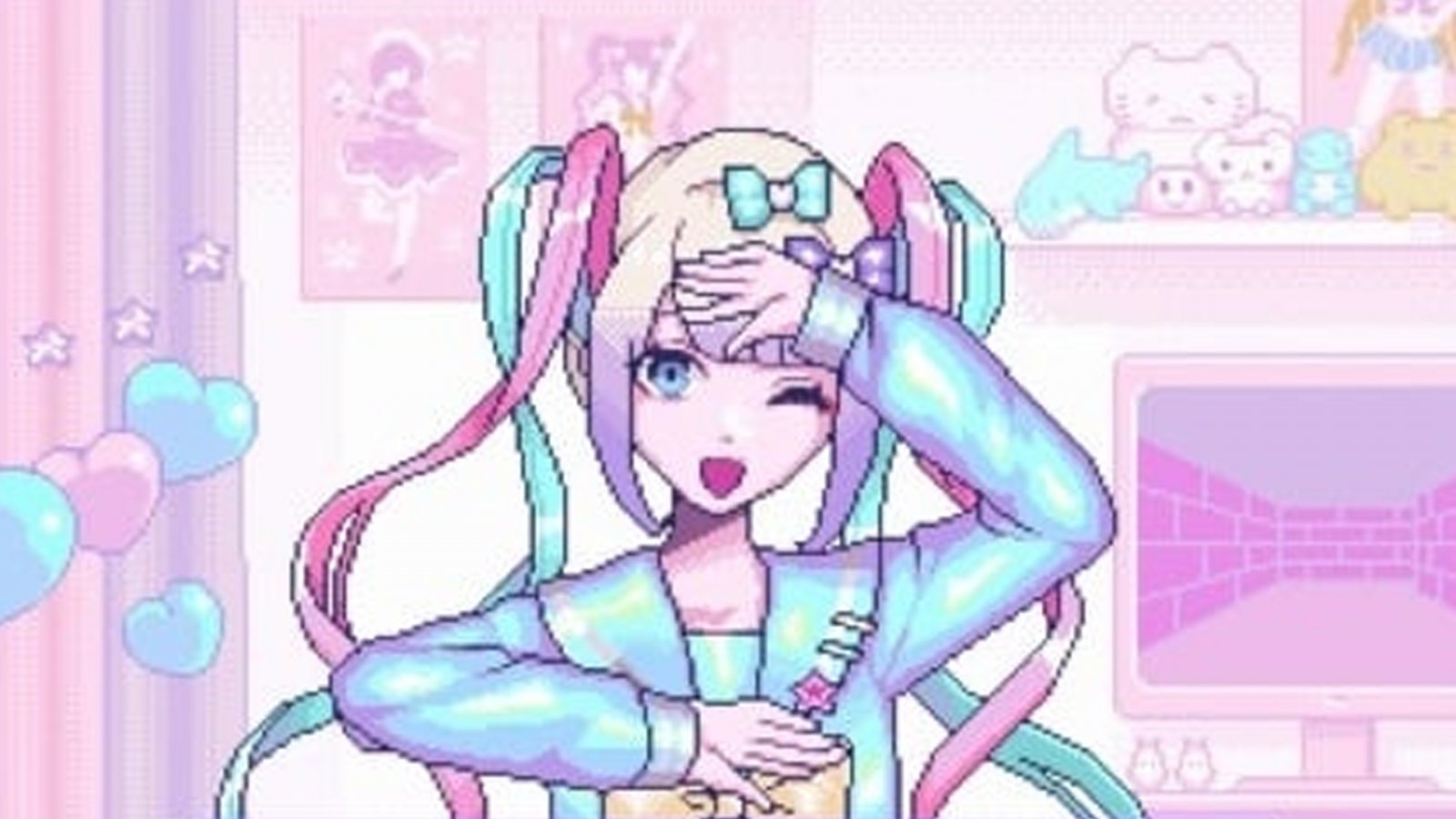 Personaggio di un gioco indie giapponese