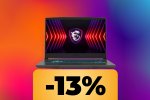 Il notebook MSI Thin 15 con RTX 2050 e Core i7 è in sconto su Amazon - Notizia