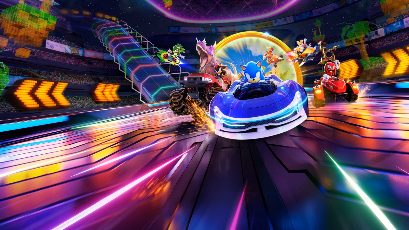 L'artwork di Sonic Racing: CrossWorlds