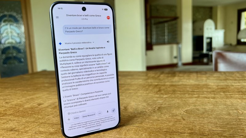 L'IA è come sempre in primo piano su Google Pixel 10 Pro XL L'IA è come sempre in primo piano su Google Pixel 10 Pro XL