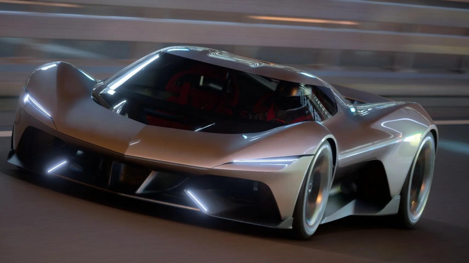 La Chevrolet Corvette CX Concept in Gran Turismo 7